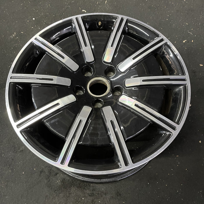 20" PORSCHE TAYCAN 20-21 20x11, 10 spoke Original OEM Wheel Rim - Close-Up Detail