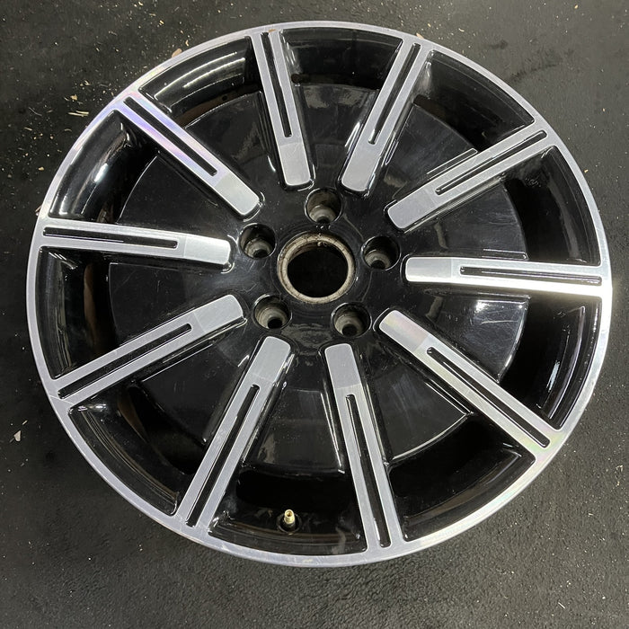 20" PORSCHE TAYCAN 20-21 20x9, 10 spoke Original OEM Wheel Rim - Side Profile