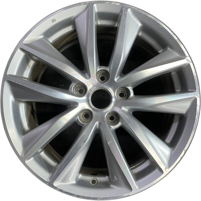 17" INFINITI Q50 16-17 17x7.5 , , machine finish Original OEM Wheel Rim - Front View