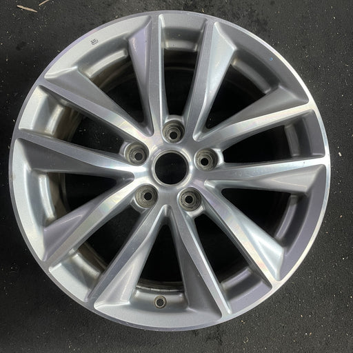 17" INFINITI Q50 16-17 17x7.5 , , machine finish Original OEM Wheel Rim - Angle View