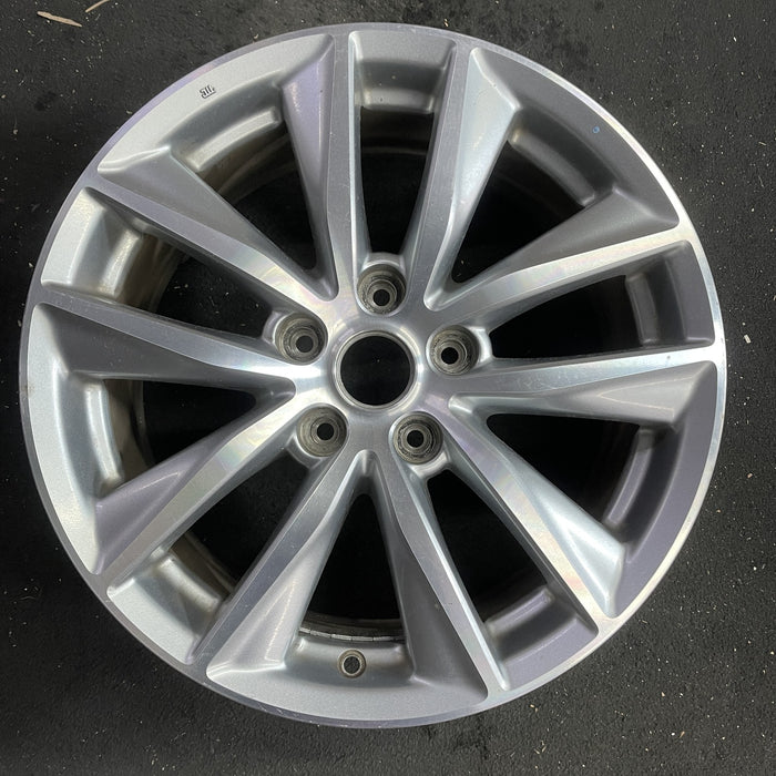 17" INFINITI Q50 16-17 17x7.5 , , machine finish Original OEM Wheel Rim - Angle View