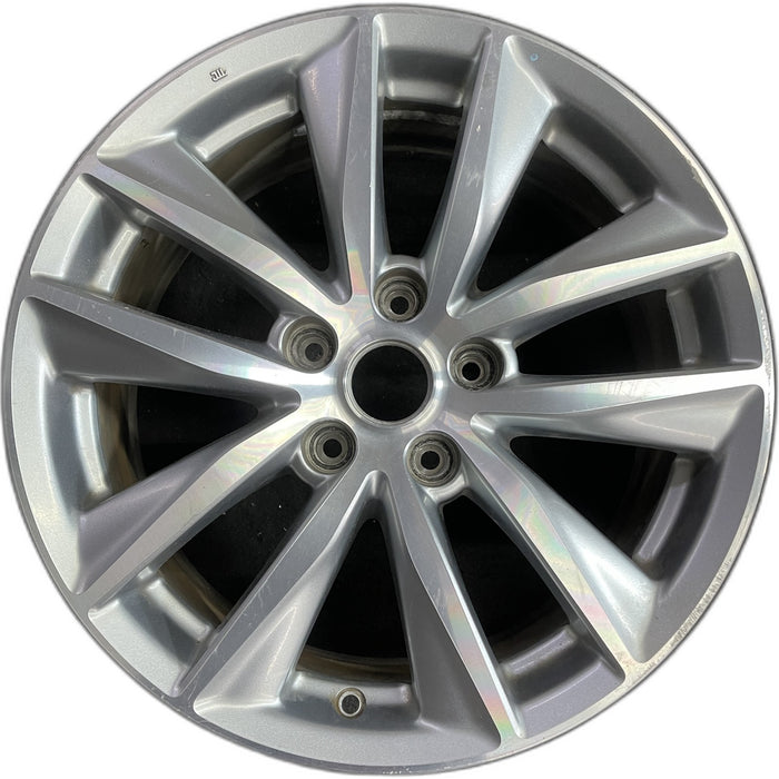 17" INFINITI Q50 16-17 17x7.5 , , machine finish Original OEM Wheel Rim - Front View