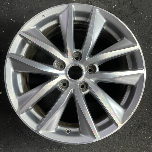 17" INFINITI Q50 16-17 17x7.5 , , machine finish Original OEM Wheel Rim - Angle View