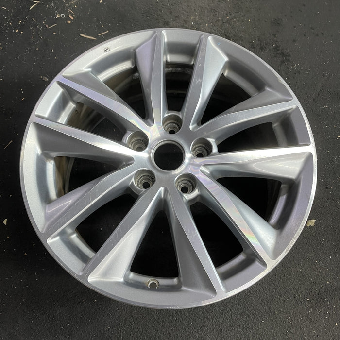 17" INFINITI Q50 16-17 17x7.5 , , machine finish Original OEM Wheel Rim - Side Profile