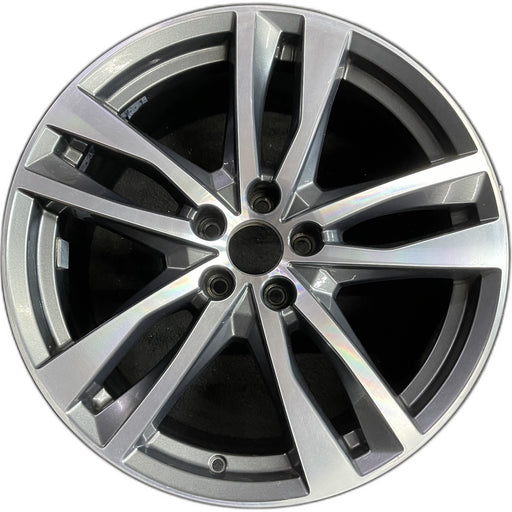 19" AUDI A6 19-20 19x8.5, 5 double spoke Original OEM Wheel Rim - Front View