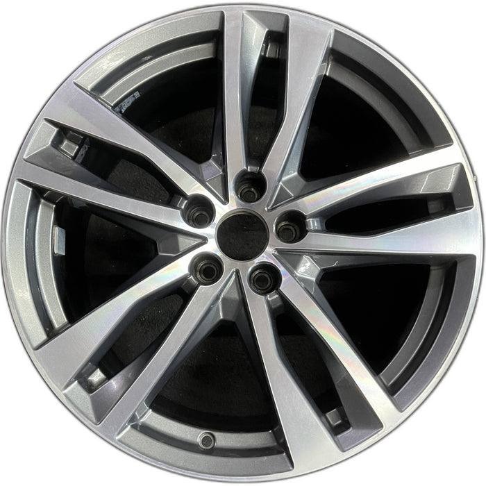 19" AUDI A6 19-20 19x8.5, 5 double spoke Original OEM Wheel Rim - Front View