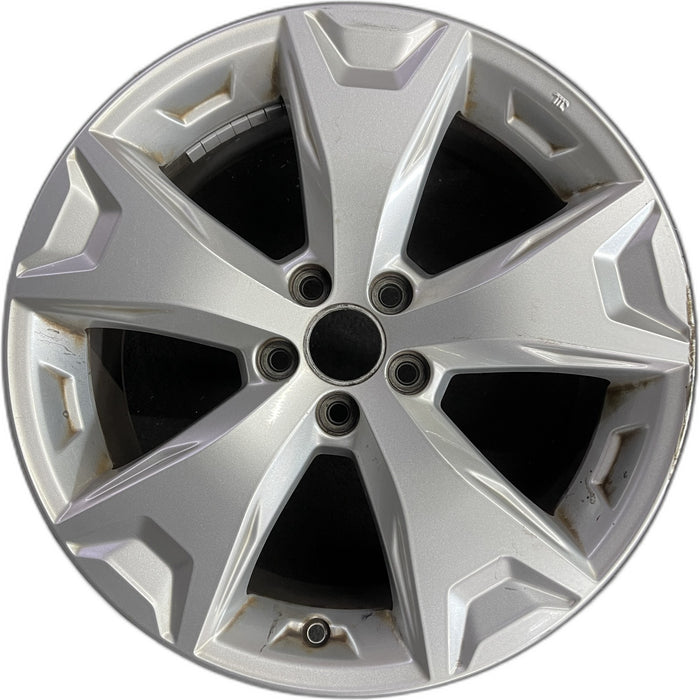 17" FORESTER 14-16 17x7 , alloy Original OEM Wheel Rim - Front View