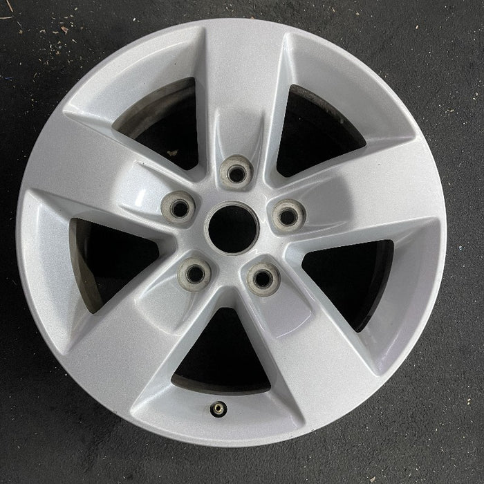 17" DODGE 1500 PICKUP 13-18 17x7 aluminum 5 spoke silver opt WFE Original OEM Wheel Rim