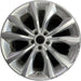 18" 200 15-16 , alloy, 18x8, , satin carbon Original OEM Wheel Rim - Front View
