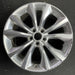 18" 200 15-16 , alloy, 18x8, , satin carbon Original OEM Wheel Rim - Angle View