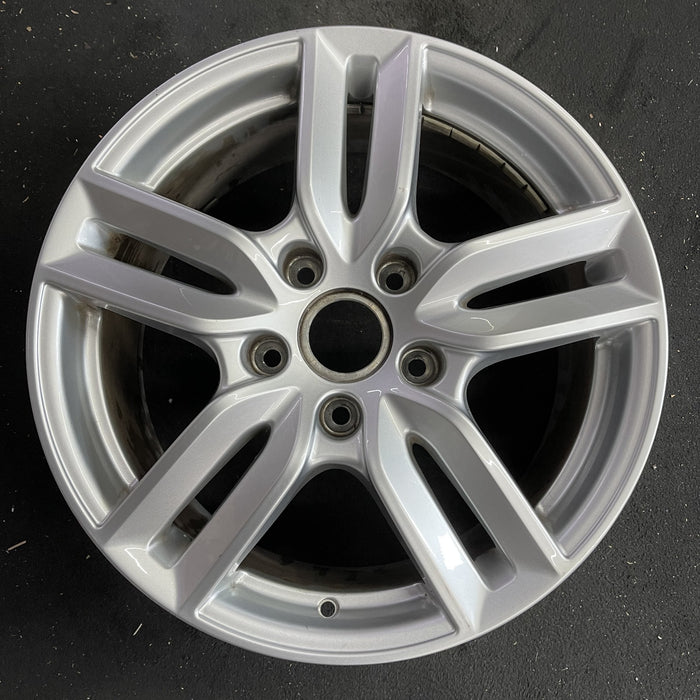 18" PORSCHE CAYENNE 15-18 18x8 , 5 double spoke Original OEM Wheel Rim - Angle View