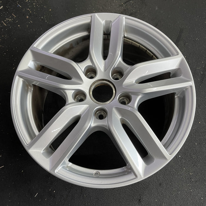 18" PORSCHE CAYENNE 15-18 18x8 , 5 double spoke Original OEM Wheel Rim - Side Profile