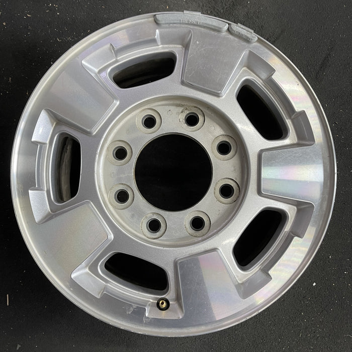 17" SIERRA 2500 PICKUP 11-13 17x7.5, aluminum Original OEM Wheel Rim - Angle View