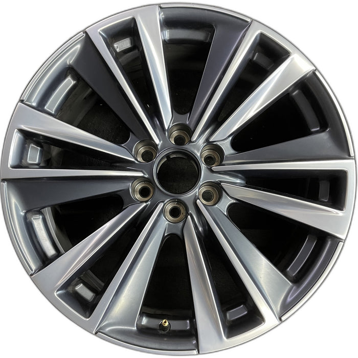 22" ESCALADE 24 22x9, 6 spoke, double spoke Original OEM Wheel Rim - Front View