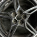 19" CORVETTE 20-22 frt 19x8.5 5 spoke black opt Q8Q Original OEM Wheel Rim - Angle View