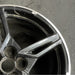 19" CORVETTE 20-22 frt 19x8.5 5 spoke black opt Q8Q Original OEM Wheel Rim - Close-Up Detail