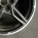 19" CORVETTE 20-22 frt 19x8.5 5 spoke black opt Q8Q Original OEM Wheel Rim - Back View