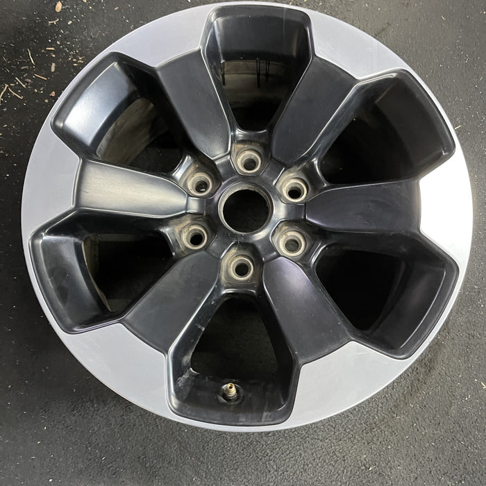 18" DODGE 1500 PICKUP 19-21 , 18x8 , , 6 spoke, opt WBT Original OEM Wheel Rim - Side Profile