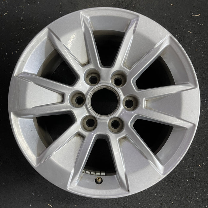 17" SIERRA 1500 PICKUP 19 , 17x8, alloy Original OEM Wheel Rim - Angle View
