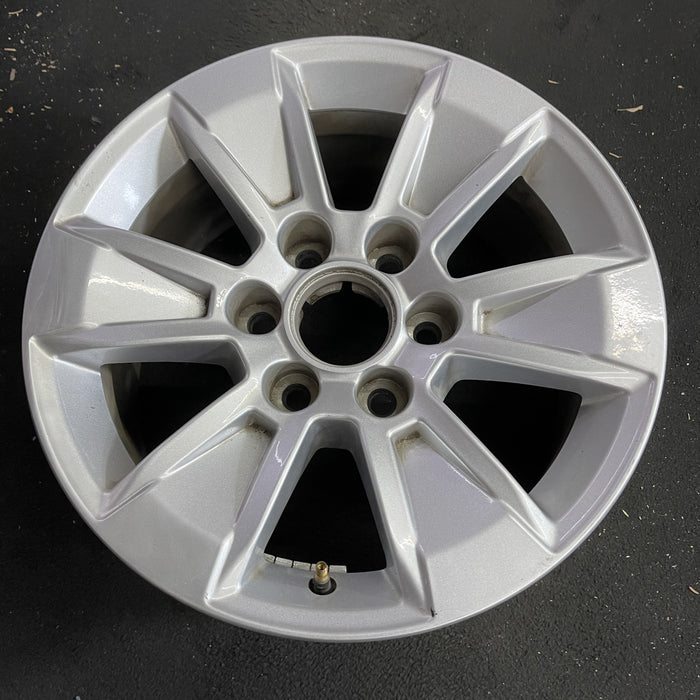 17" SIERRA 1500 PICKUP 19 , 17x8, alloy Original OEM Wheel Rim - Side Profile