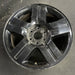 20" AVALANCHE 1500 07 20x8.5, 5 spoke, covered lug nuts, w/groove in spoke - Side Profile