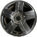 20" AVALANCHE 1500 07 20x8.5, 5 spoke, covered lug nuts, w/groove in spoke - Front View