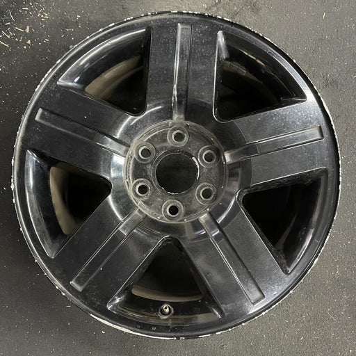 20" AVALANCHE 1500 07 20x8.5, 5 spoke, covered lug nuts, w/groove in spoke - Angle View