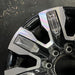20" SIERRA 2500 PICKUP 24 20x8.5 8 spoke raised spoke machined with black - Side Profile