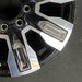 20" SIERRA 2500 PICKUP 24 20x8.5 8 spoke raised spoke machined with black - Back View