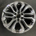 20" CANYON 23-24 20x9, machined dark gray , Y spoke Original OEM Wheel Rim - Side Profile