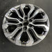 20" CANYON 23-24 20x9, machined dark gray , Y spoke Original OEM Wheel Rim - Side Profile