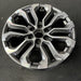 20" CANYON 23-24 20x9, machined dark gray , Y spoke Original OEM Wheel Rim - Close-Up Detail