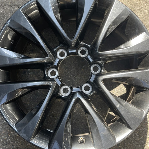 18" LEXUS GX460 17 18x7.5 alloy 6 spoke split spoke V spoke gunmetal Original - Angle View