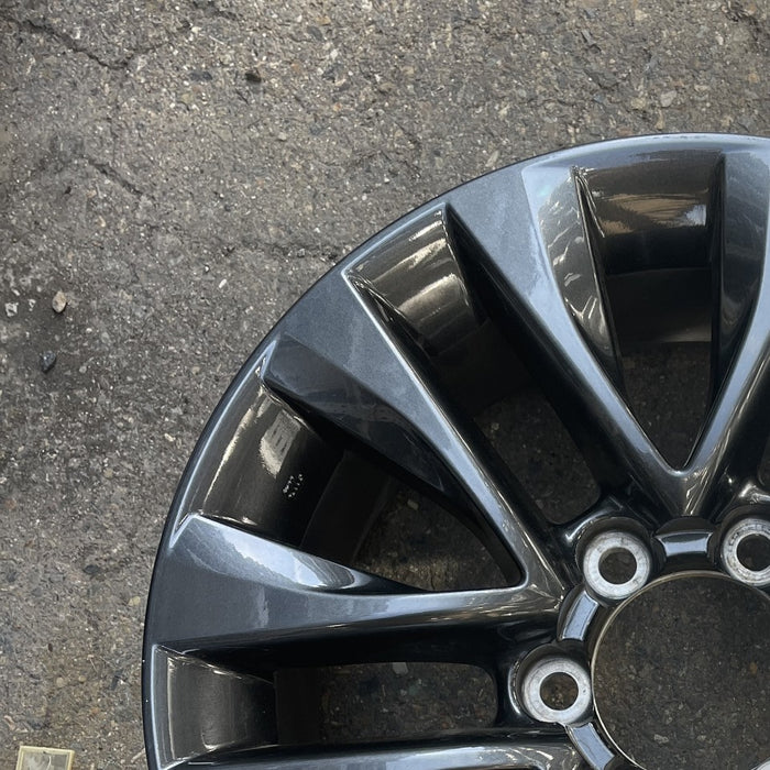18" LEXUS GX460 17 18x7.5 alloy 6 spoke split spoke V spoke gunmetal Original - Side Profile