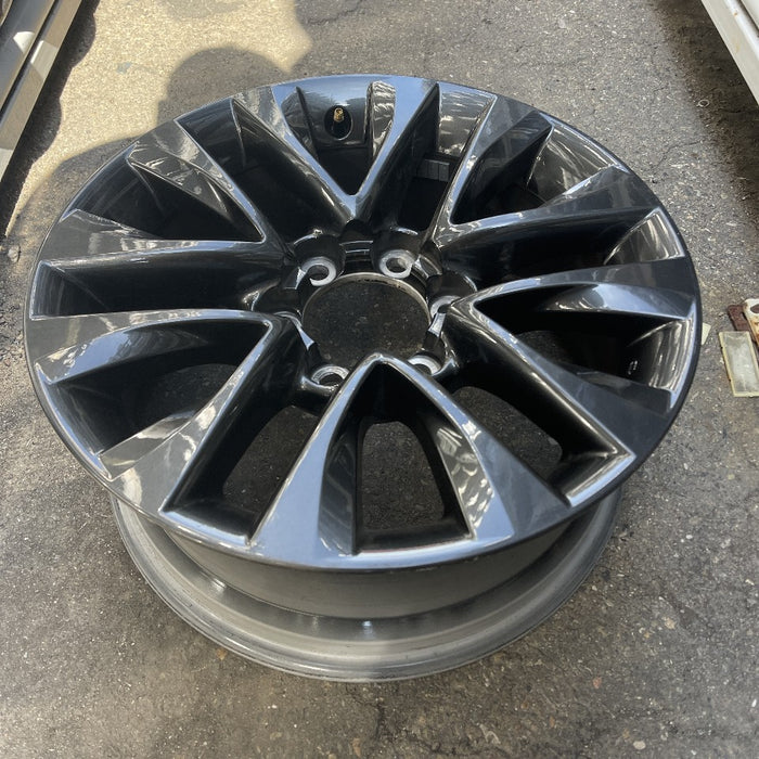 18" LEXUS GX460 17 18x7.5 alloy 6 spoke split spoke V spoke gunmetal Original - View 8