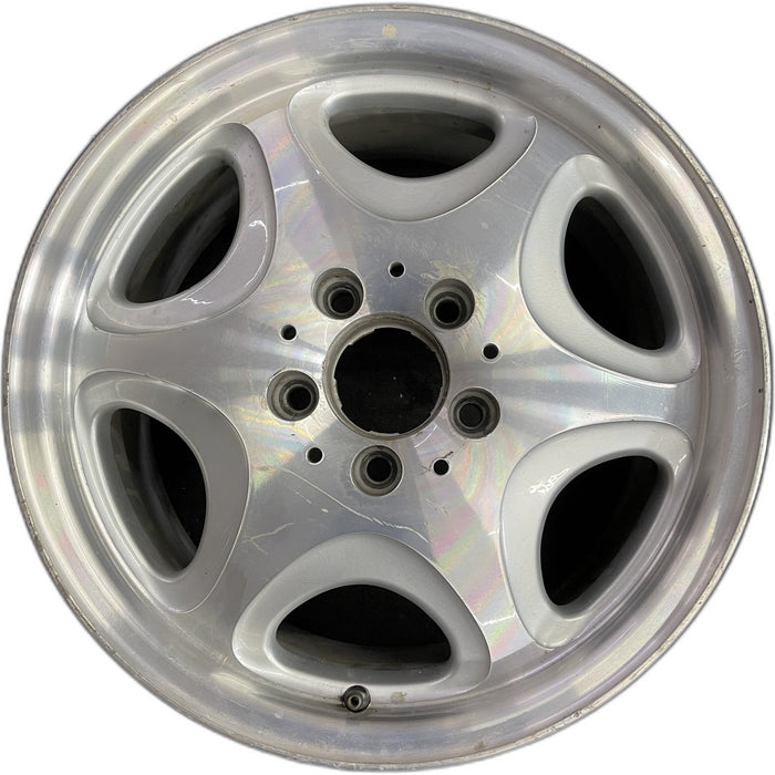 16" MERCEDES C-CLASS 97 202 Type; C230, 16x7.5, 6 hole Original OEM Wheel Rim - Front View