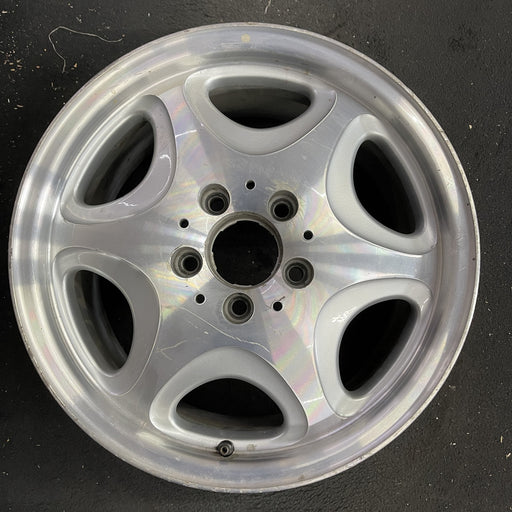 16" MERCEDES C-CLASS 97 202 Type; C230, 16x7.5, 6 hole Original OEM Wheel Rim - Angle View
