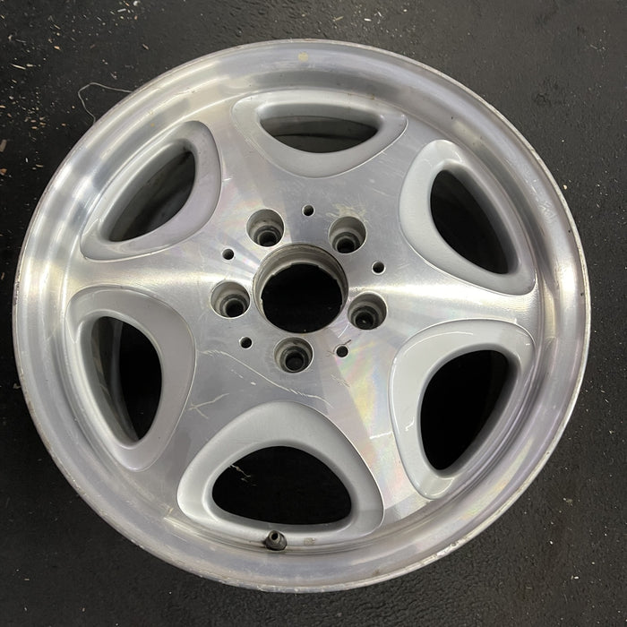 16" MERCEDES C-CLASS 97 202 Type; C230, 16x7.5, 6 hole Original OEM Wheel Rim - Side Profile