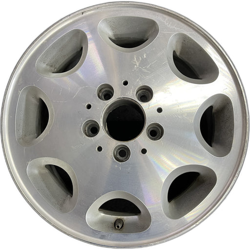 15" MERCEDES E-CLASS 95 124 Type; E300D, 15x6.5, 8 hole Original OEM Wheel Rim - Front View