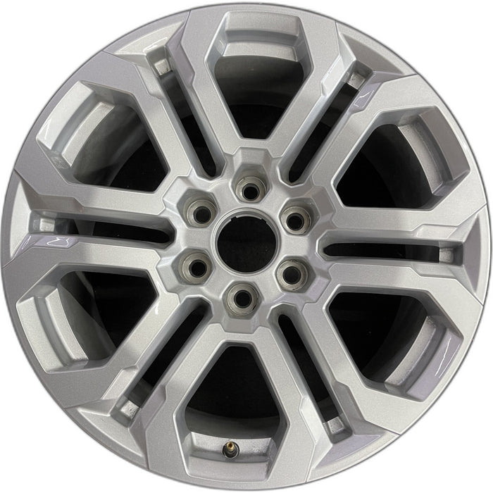 20" CANYON 23-24 20x9, machined dark gray , open spoke Original OEM Wheel Rim - Front View