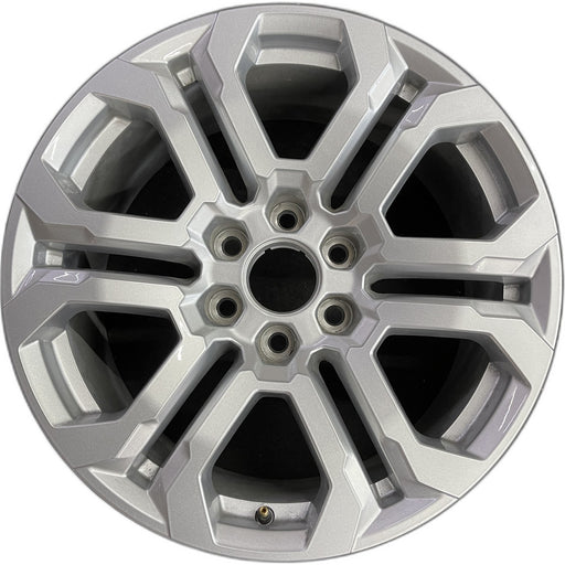 20" CANYON 23-24 20x9, machined dark gray , open spoke Original OEM Wheel Rim - Front View