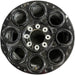 20" FORD F250SD PICKUP 23-24 20x8, , solid spoke, black, circle spoke Original - Front View