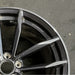 19" Z 23 19x10 alloy rear Rays forged black Original OEM Wheel Rim - Close-Up Detail