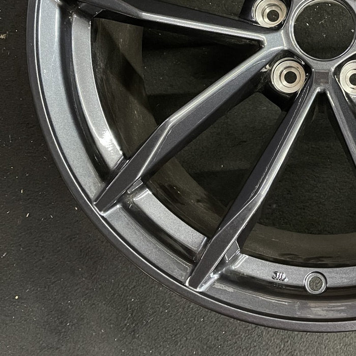 19" Z 23 19x10 alloy rear Rays forged black Original OEM Wheel Rim - Additional View