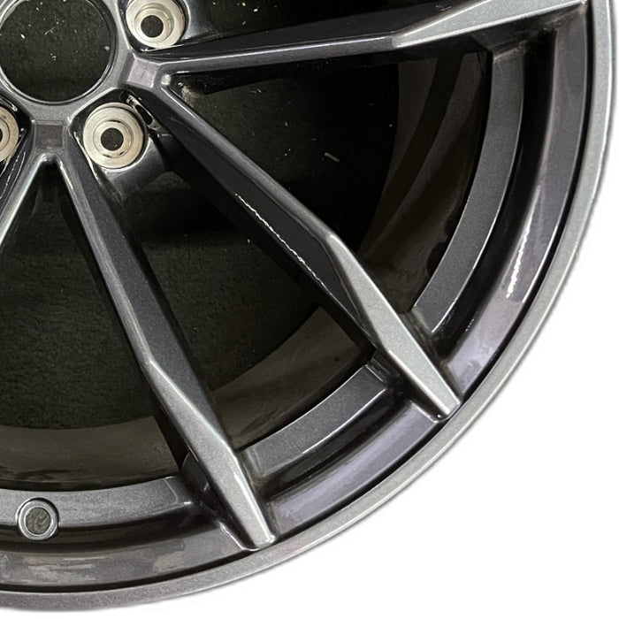 19" Z 23 19x10 alloy rear Rays forged black Original OEM Wheel Rim