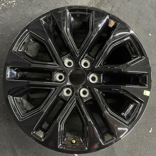 20" FORD F150 PICKUP 24 20x8.5, , split spoke, , chrome Original OEM Wheel Rim - Angle View