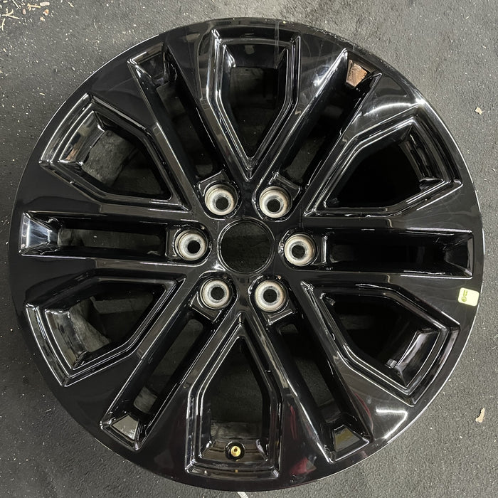 20" FORD F150 PICKUP 24 20x8.5, , split spoke, , chrome Original OEM Wheel Rim - Angle View