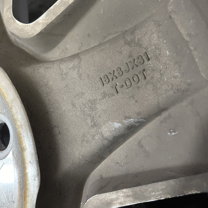 18" AVALANCHE 1500 07 18x8" Original OEM Wheel Rim - Back View