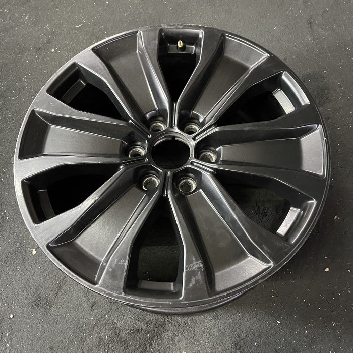 20" FORD F150 PICKUP 18-20 20x8.5 6 spoke Y spoke design solid indented spokes black Original OEM Wheel Rim