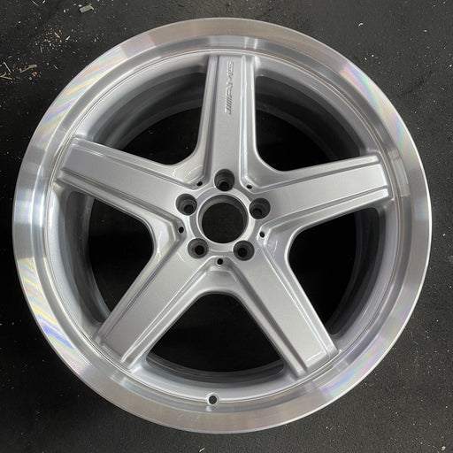 21" MERCEDES GL-CLASS 08-09 164 Type; GL550, 21x10 Original OEM Wheel Rim - Angle View